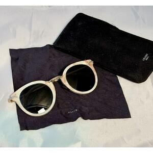 Celine CL41373/S Lea White/Pearl Sunglasses
